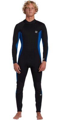 2024 Billabong Mens Foil 3/2mm Back Zip GBS Wetsuit ABYW100234 - Mid Blue